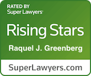 Rated By Super Lawyers | Rising Stars | Raquel J. Greenberg | Superlawyers.com
